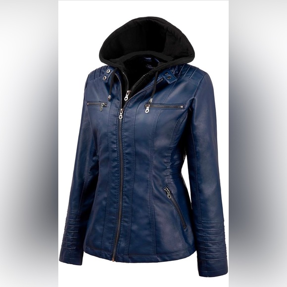 Tagoo Jackets & Blazers - Tagoo Faux Leather Jacket Women - Size: Medium